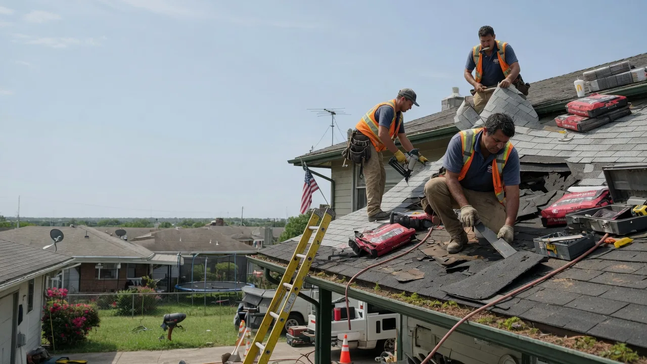 Roof Repair in Elm Mott, TX near me